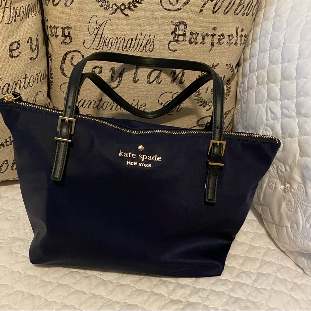 Navy Fabric Kate Spade Tote